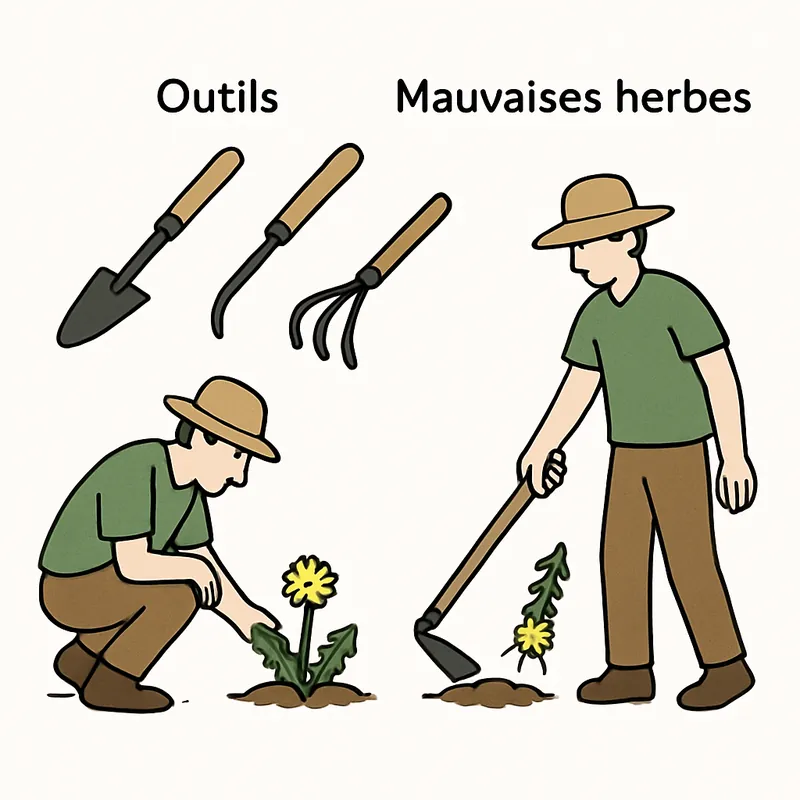 Comment désherber son jardin : méthodes naturelles, manuelles et thermiques