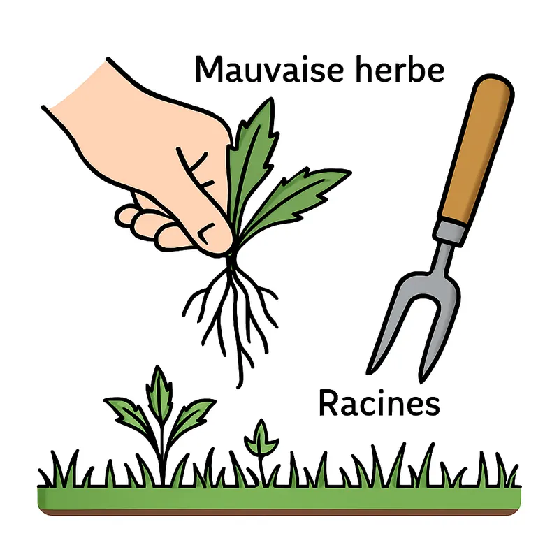 6 conseils pour enlever mauvaises herbes pelouse